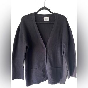 Anthropologie Waffle Knit Kimono Drop Sleeve Cardigan Relaxed Fit Womens Medium